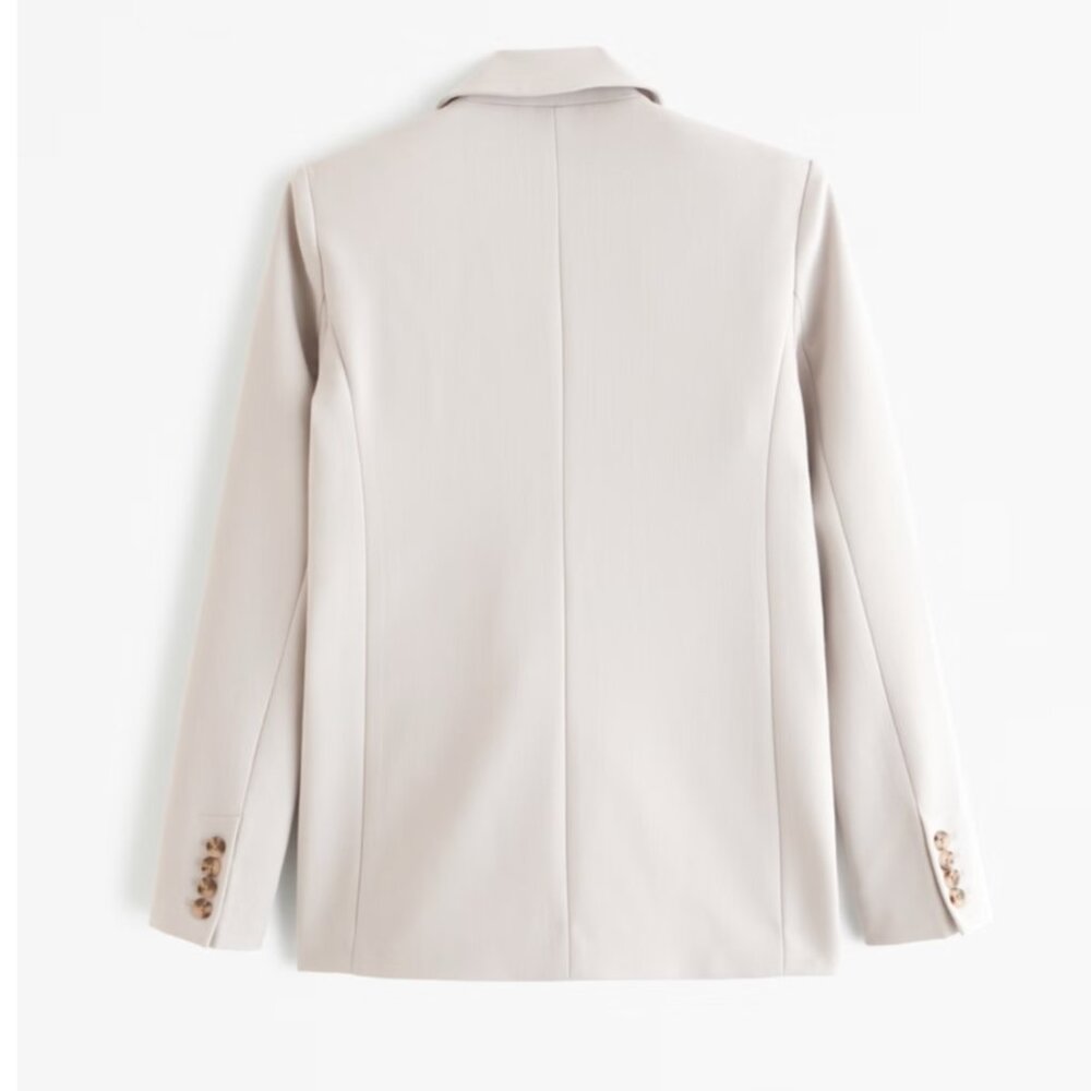 Abercrombie Classic Suiting Blazer in Ash XXS Petite - Picture 2 of 5